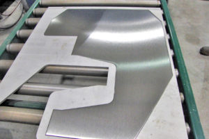 1/4” inch Thick Stainless Steel Laser Cut Plate
