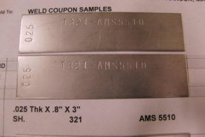 Weld Coupons
