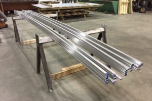 steel bars polished