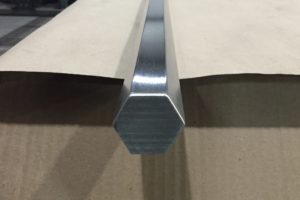 Polishes stainless steel bar